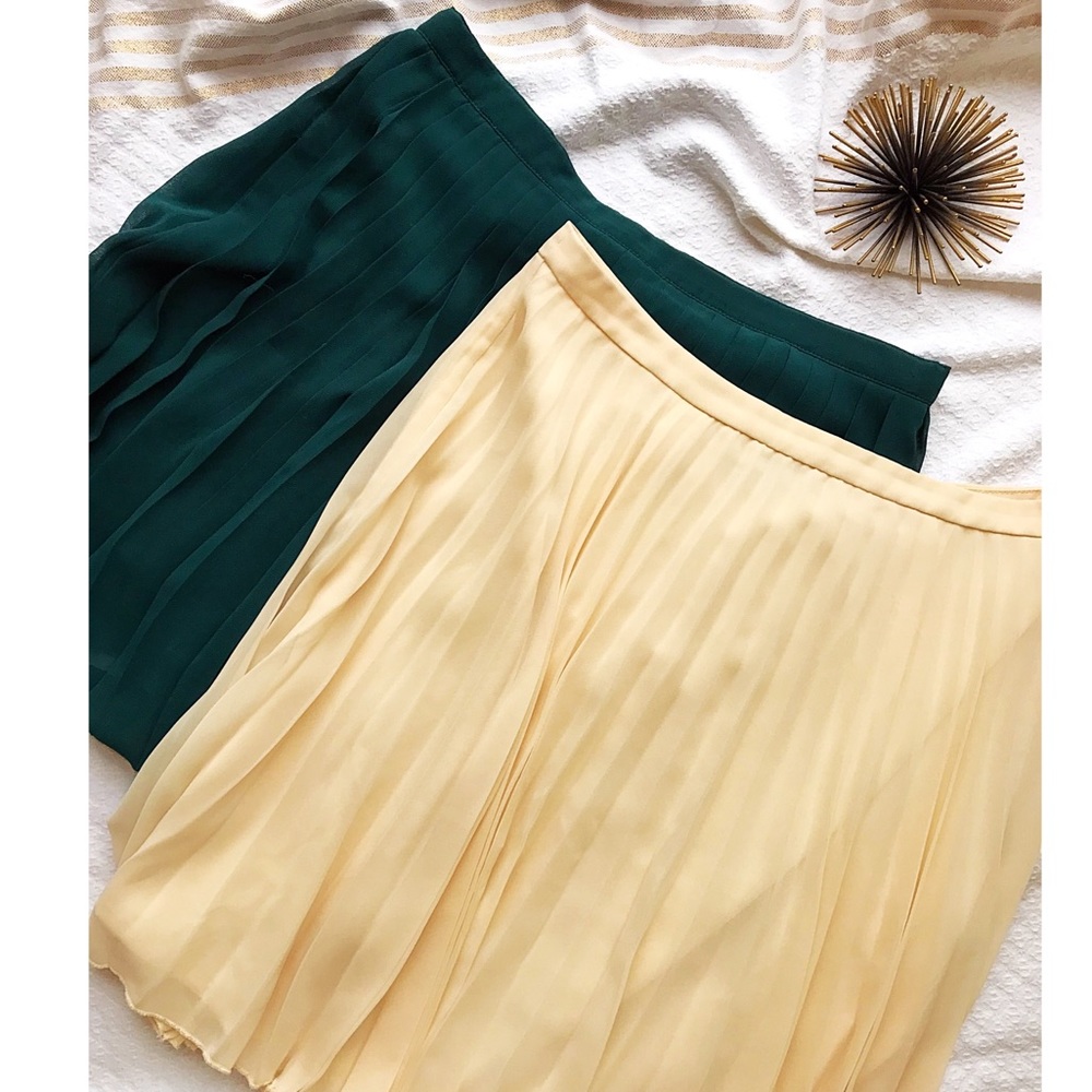 Two Pleated Skirts for the Price of One!